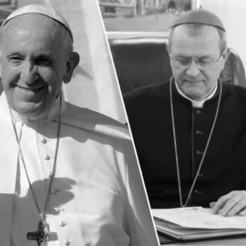 Przewodniczący Episkopatu skierował do wiernych Słowo pożegnalne po śmierci papieża Franciszka